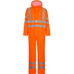 Regenoverall met reflectie